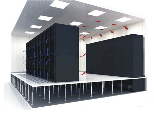 机房精密空调送风方式之上送风vs下送风